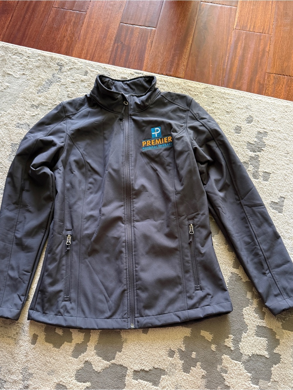 Port Authority Soft-Shell Jacket - Dark Gray with Premier Physical Therapy Logo